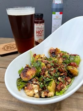 Hot Honey Russel Sprouts